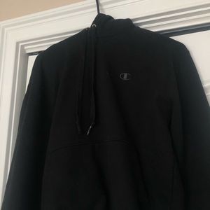 black champion hoodie